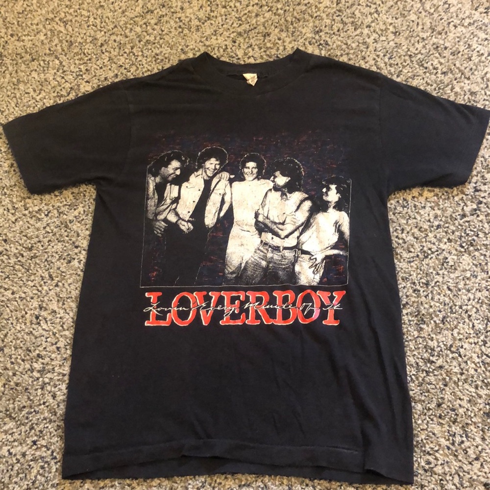 VINTAGE Lover Boy band t shirt